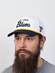 Бейсболка AMERICAN NEEDLE арт. 23008A-SLB Saint Louis Blues Roscoe NHL (темно-синий / белый)
